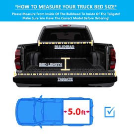 Mamoru Soft Roll Up 5.0ft Truck Bed Cover Compatible for 2005-2024 Nissan Frontier Vinyl Tonneau Cover | Fit for Factory Utility Track