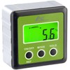 AGT Professional Inclinometer: Digital Protractor, Illuminated LCD Display, Aluminium, IP54,