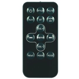 Replacement Remote Control Commander Compatible with Sharp Soundbar System HT-SBW110 HT-SB115 HT-SB110