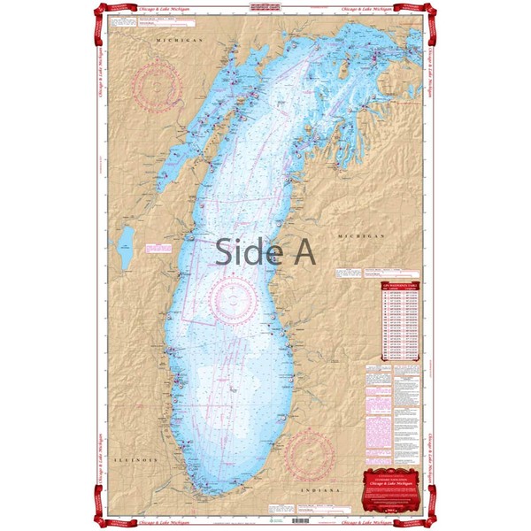 Waterproof Charts, Standard Navigation, 70 Chicago and Lake Michigan