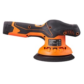 VEVOR Car Polisher Buffer, 6-Inch Cordless, 6 Variable Speed Dual Action Polishing Machine for Car, Boat, Polishing, Waxing - Color: Cordless Dual Action 1PC Battery