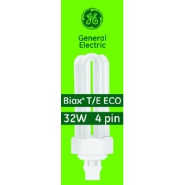 GE Lighting Energy Smart CFL 97632 32-Watt, 2400-Lumen Triple Biax Light Bulb with Gx24Q-3 Base, 10-Pack
