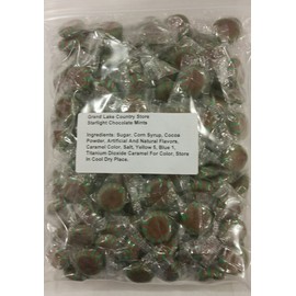 Starlight Chocolate Mints 2 Lbs Bulk Hard Candy Discs Approximately 160 Pieces