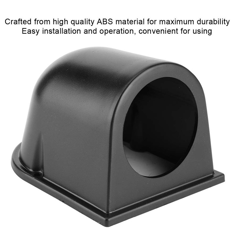 52mm 2in Single Hole Gauge Mount Holder Cup Universal Black