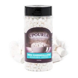 Upouria Mini Marshmallow Beverage and Dessert Topper, Rich Flavor Enhancer for Coffee, Hot Chocolate, Ice Cream, 2.5oz