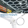 Teemyaa 20 Sets Hexagon Light Fixture Hanging System Kit, Ceiling