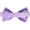 Stacy Adams Men's Satin Solid Bow Tie, Lilac, One Size