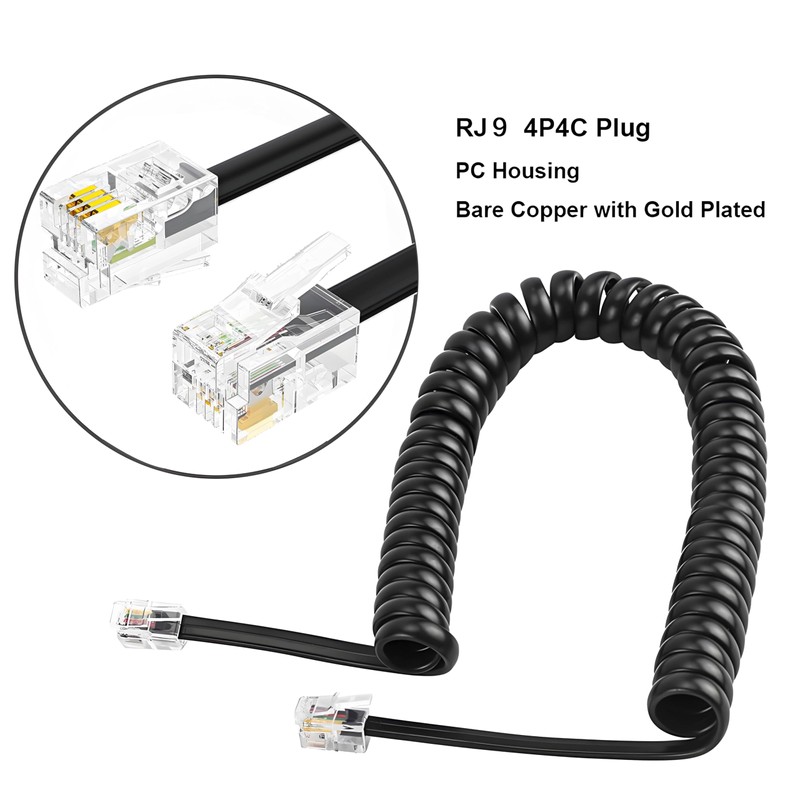 Phone cord for landline Handset Cords Detanglers, 2Pack telephone cords