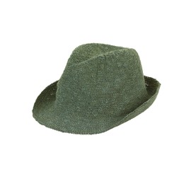 Sterntaler Unisex Children's Straw Hat, dark green