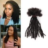 Orientfashion Micro Locs Extensions human hair,8 inch 0.6cm Thickness Soft
