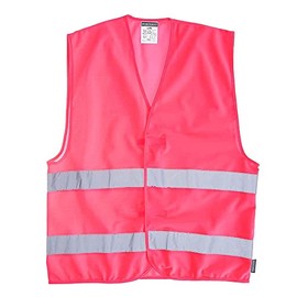 Portwest F474PIRL/XL Iona Vest, Regular, Large/X-Large, Pink