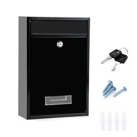 Wall Post Box, Mailbox for Outdoors, Waterproof Wall Postbox for Letters, Stylish Secure Postbox for Home and Office