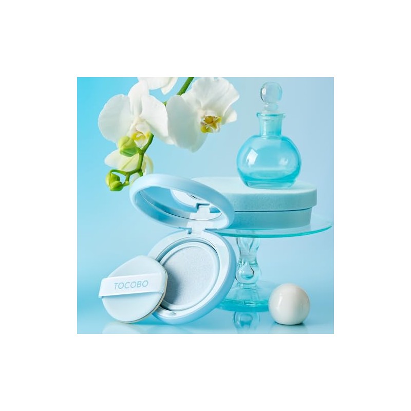 TOCOBO Glow Tone Up Sun Cushion 01 Cotton Blue SPF50+