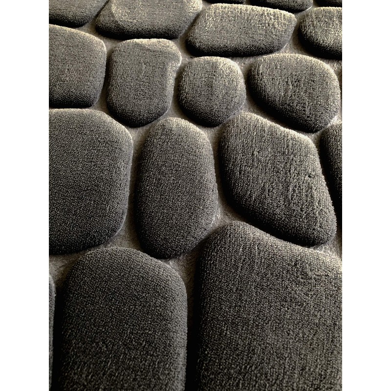 ADOB 91351 Premium Bath Mat, Bathroom Rug, Stone Look, Non-Slip,
