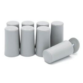 8 x roller shutter stoppers, colour: grey/brown/white/anthracite/black (grey closed)