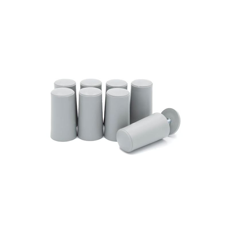 8 x roller shutter stoppers, colour: grey/brown/white/anthracite/black (grey closed)