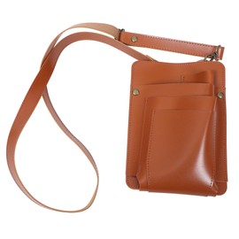 LIFKOME Hairdresser Scissor Waist Pouch Lightweight Portable Barber Tool Organizer for Combs Clips Stylish PU Bag for Hair Salon Professionals Easy Access Storage