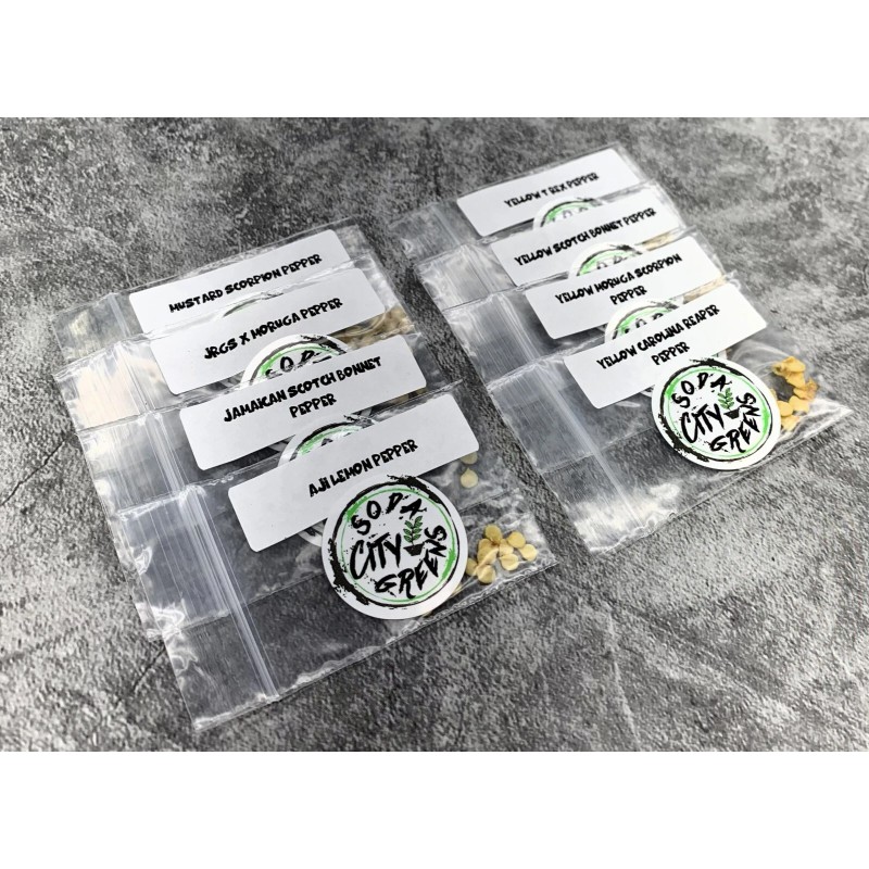 Soda City Greens MOA Scotch Bonnet Pepper Seeds 10+