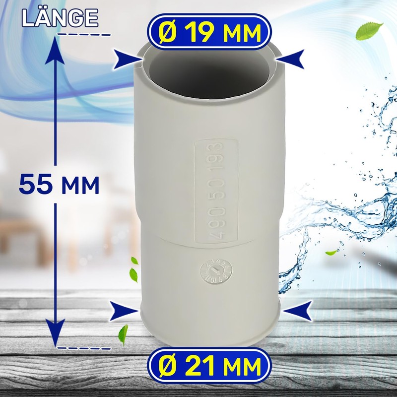 Washing Machine Drain Hose Adapter Diameter 19-21 mm for Drain