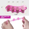 Toe Spacers(2 Pair), Gel Toe Separators to Correct Toes, Bunion