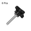sourcing map 6pcs Star Clamping Knobs M10 x 55mm Metric