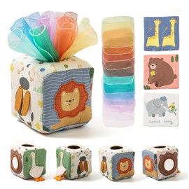 Youuys Montessori 2 Wooden Tether Tissue Box
