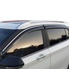SAOKNCE 4 Pieces in-Channel Extra Durable Rain Guards Fit for