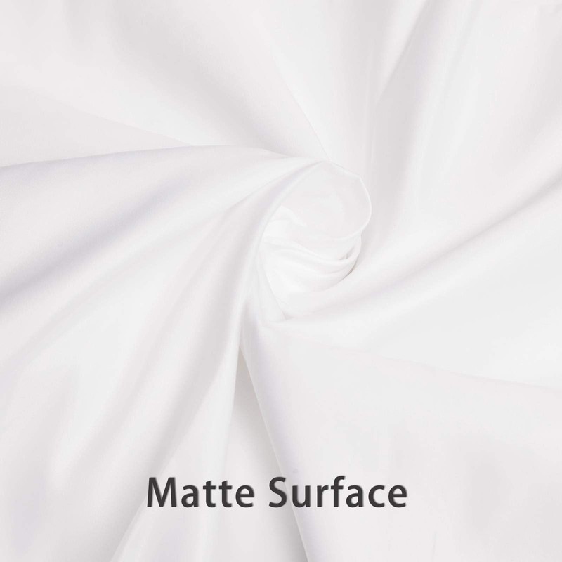 BOLLUMA 1.8x2.7m White Screen Background Photography Backdrop, 100% Cotton Muslin
