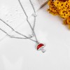 YAFEINI Mushroom Necklace Sterling Silver Mushroom Pendant Choker Mushroom Double
