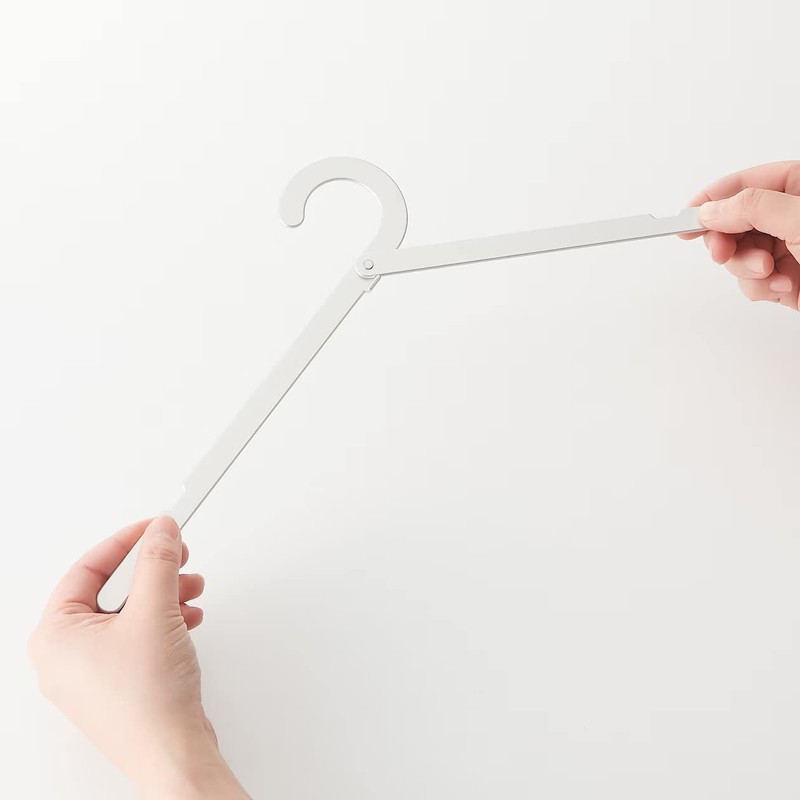 MUJI 82107203 Portable Aluminum Folding Hanger, When in Use: Width