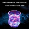 Light Up, Glow In-The Dark, Colorful LED Glowing Cocktail glass