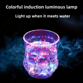 Light Up, Glow In-The Dark, Colorful LED Glowing Cocktail glass 7oz NIB