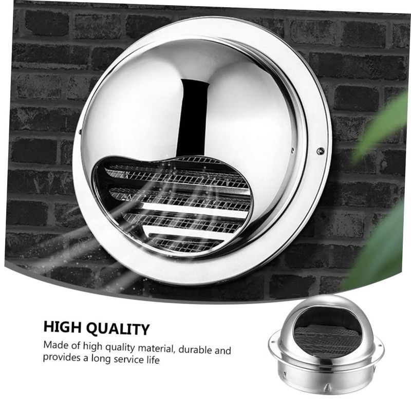 DOITOOL 2 Pcs Cooker Hood Exhaust Cover Air Vent Stainless