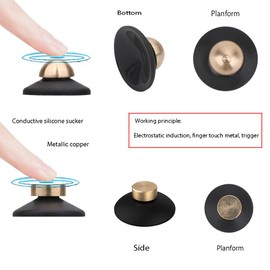 10 Pieces Phone Game Joystick Kits,6 Touch Screen Button Joystick Mobile Controller for phone tablet,4 Anti-Sweat Gaming Finger Gloves for game