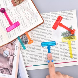 IDISON 14 Pieces Finger Focus Highlighters, 8 Finger Guided Bookmarks with 6 Finger Rings Highlighted Bookmarks for Reading.