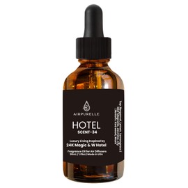 Hotel Collection Diffuser Oil Inspired by The W Hotel Scent, Luxury Essential Oils for Diffusers for Home, Bedroom, Office, Bathroom & Living Room, Long Lasting Aroma, 10.2 FL Oz (24K Magic)