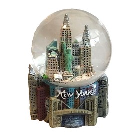 New York City Snow Globe 2.5 Inch (45mm) Skylines & Statue of liberty wg227