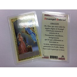Saint Francis Imports Holy Prayer Cards For the Prayer to the Archangel Gabriel in Spanish