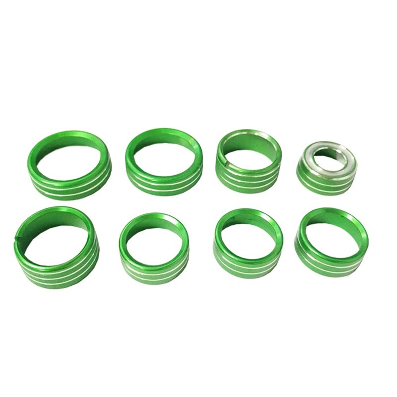 TOTMOX Center Console Knob Audio Air Conditioning Knob Trim Ring