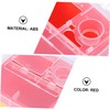 SAFIGLE 1Pc Razor Disposal Container Red Plastic Disposal Box with