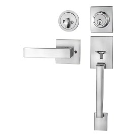 Cerradura Manija Banna TD-0925 Puerta Principal Aleación Zinc Reversible Ajustable