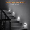 YUNLEX 4 Pack Stair Lights Indoor, 2.6" Small Stick on