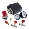 Dent-de-lion Air Compressor Pressure Switch Black Valve with Control 90-120