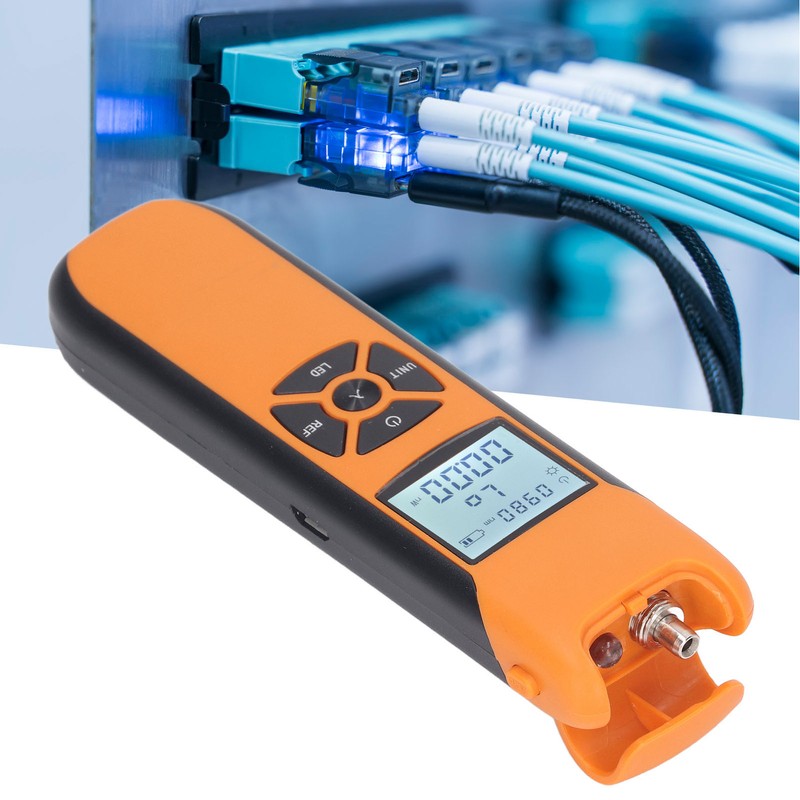 Optical Fiber Power Meter 800 to 1700 Nm Portable Auto