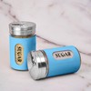 STJKBDFC Sugar Shaker Duster Stainless Steel and Glass Set with