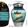 Fishing Urn for Human Ashes | Keepsake Handcrafted Funeral Memorial