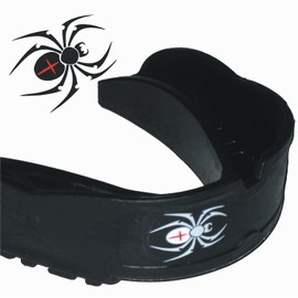 BAY Spider CE Spider Design Mouth Guard Black Children Teenagers with Ventilated Box