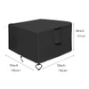 Fire Pit Cover Square for Fire Pit 28-32 Inch,Waterproof Outdoor
