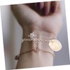 SAFIGLE 2pcs Summer Bracelet Decorative Bangle Beach Shell Bracelet Woman