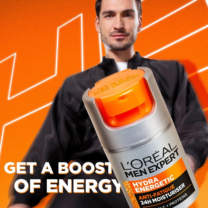 L'Oréal Paris Moisturiser For Men, For Dry and Tired Skin,